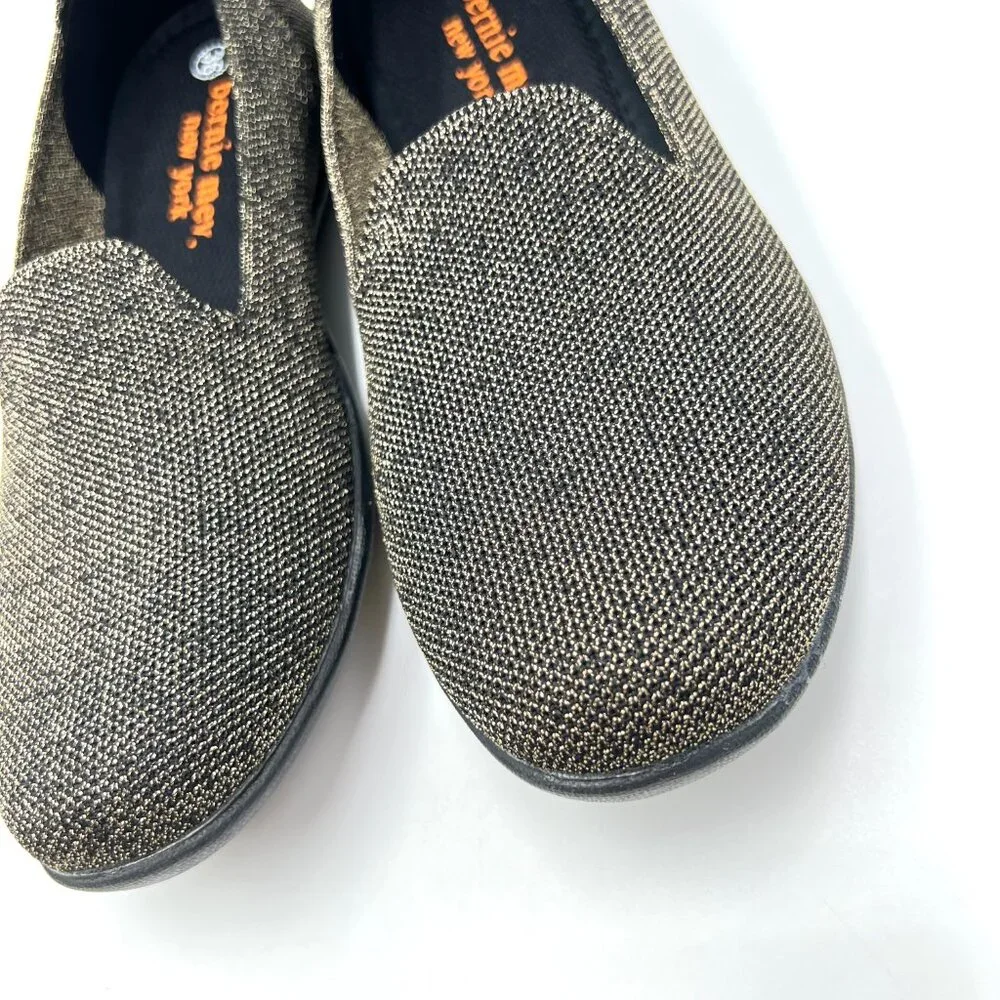 Bernie Mev Womens Size 36 EU 5 - 5.5 US Petra Bronze Flats Loafers Shoes‎